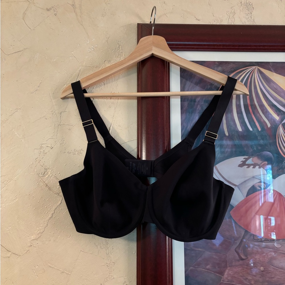 ThirdLove Unlined Minimizer Bras (Black 38C)